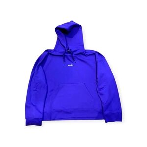 M+RC NOIR Mens Size Large Pull over Purple Hoodie Sweatshirt Baggy Y2K Designer